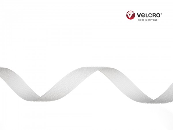 Velcro Häkchenband, Breite 20 mm, weiss